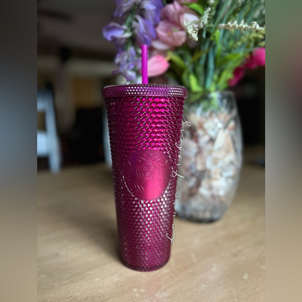 Starbucks Berry Bling Studded Tumbler